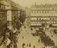 Una veduta di Parigi nel 1861