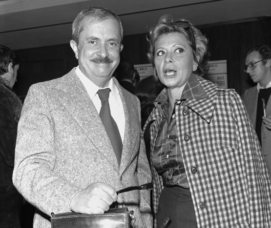 Una foto di Paolo Panelli e Bice Valori (Archivio Farabola)