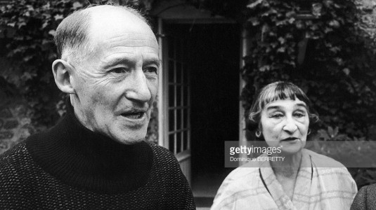 Marcel Jouhandeau con la moglie Elise