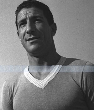 Leandro Remondini in una foto del 1947, quando giocava nella Lazio