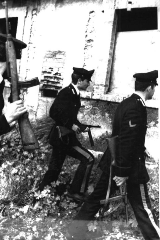 Una battuta dei carabinieri nella zona Cassia-Aurelia (Ap)