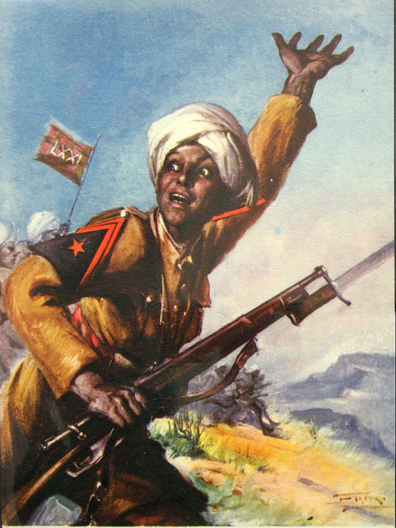 Gli ascari a Saganeiti